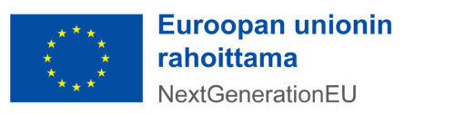 Euroopan unionin rahoittama NextGenerationEU -tunnus